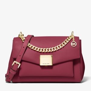 Michael Kors Lita Medium Leather Crossbody Bag